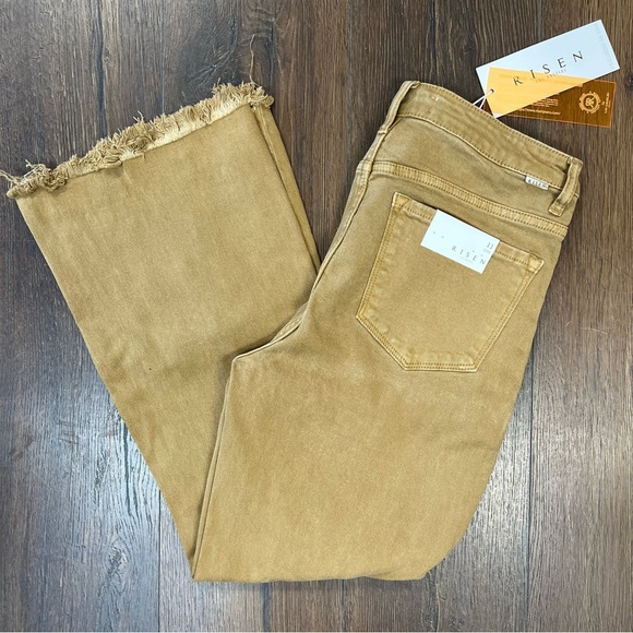 🆕 Risen Sand Distressed Straight Jean SZ 11/30 - Picture 2 of 7